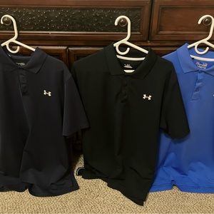 Under Armour Short sleeve, Heat Gear, Size Large, Lot of 3